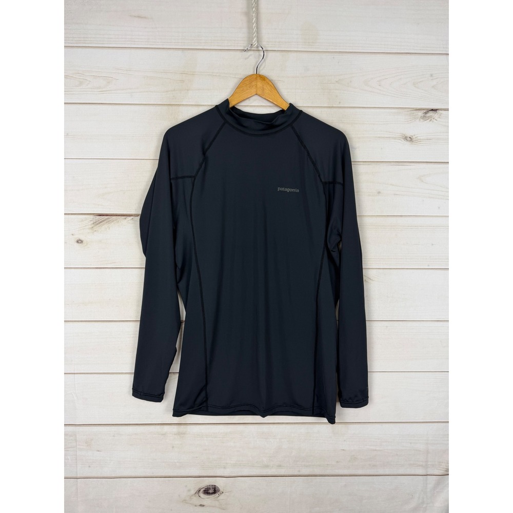 Patagonia Swim Shirt Mens XXL Black Long Sleeve UPF 50+ - Picture 1 of 7